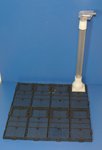 Bodengrundfilter STF12-12 Gitterplatten + 1 Teleskoprohr